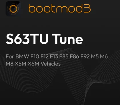 bootmod3 S63TU Tune - For BMW F10 F12 F13 F85 F86 F92 M5 M6 M8 X5M X6M Vehicles