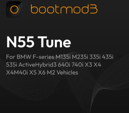 bootmod3 N55 Tune - For BMW F-series M135i M235i 335i 435i 535i ActiveHybrid3 640i 740i X3 X4 X4M40i X5 X6 M2 Vehicles