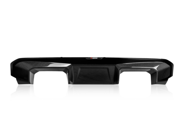 Akrapovič Rear Carbon Fibre Diffuser – High Gloss Black for BMW M3 (G80)
